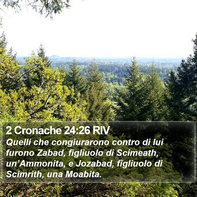 2 Cronache 24:26 RIV Bible Verse Image