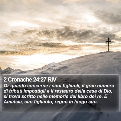 2 Cronache 24:27 RIV Bible Verse Image