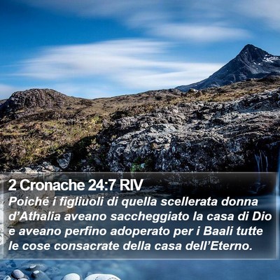 2 Cronache 24:7 RIV Bible Verse Image