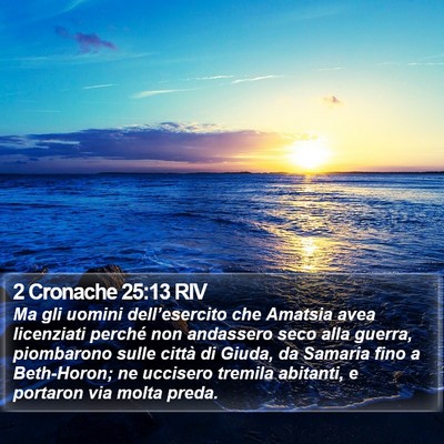 2 Cronache 25:13 RIV Bible Verse Image