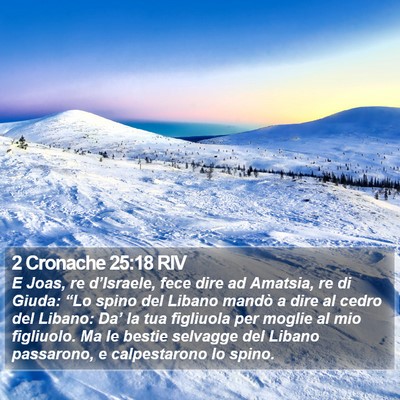 2 Cronache 25:18 RIV Bible Verse Image