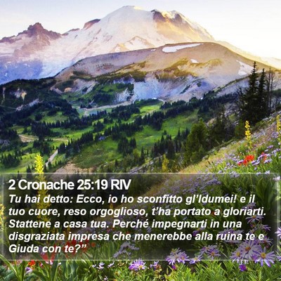 2 Cronache 25:19 RIV Bible Verse Image