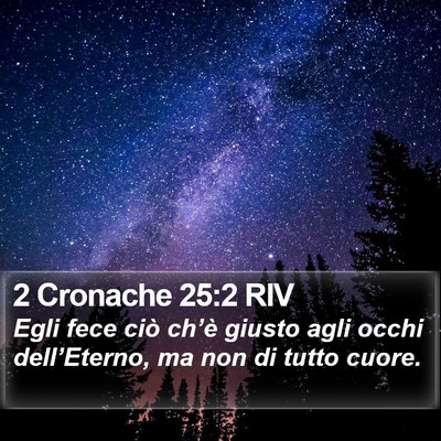 2 Cronache 25:2 RIV Bible Verse Image
