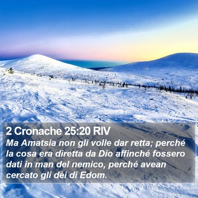 2 Cronache 25:20 RIV Bible Verse Image