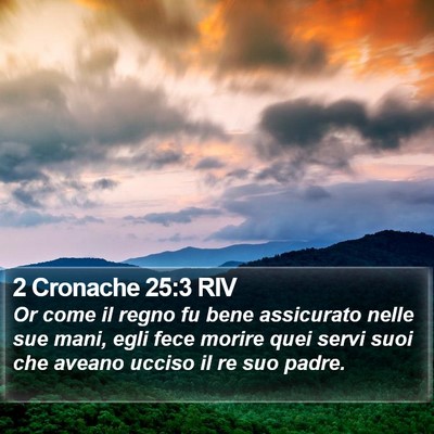 2 Cronache 25:3 RIV Bible Verse Image