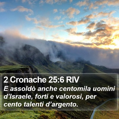 2 Cronache 25:6 RIV Bible Verse Image
