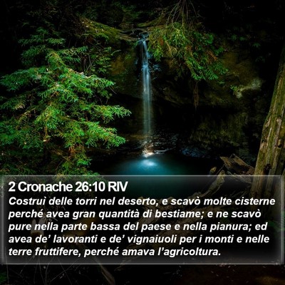 2 Cronache 26:10 RIV Bible Verse Image
