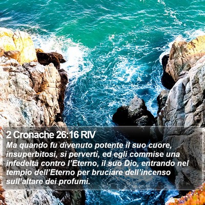 2 Cronache 26:16 RIV Bible Verse Image