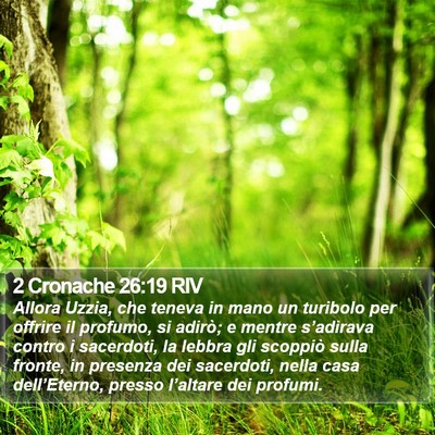 2 Cronache 26:19 RIV Bible Verse Image