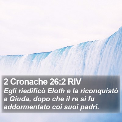 2 Cronache 26:2 RIV Bible Verse Image