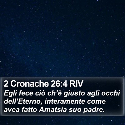 2 Cronache 26:4 RIV Bible Verse Image