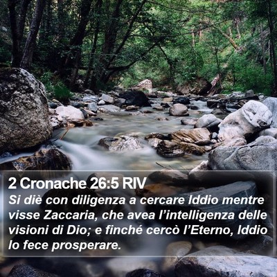 2 Cronache 26:5 RIV Bible Verse Image