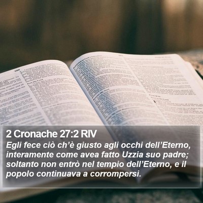 2 Cronache 27:2 RIV Bible Verse Image