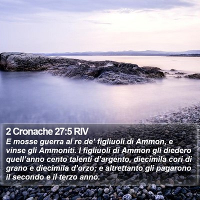 2 Cronache 27:5 RIV Bible Verse Image