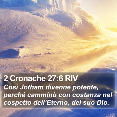2 Cronache 27:6 RIV Bible Verse Image