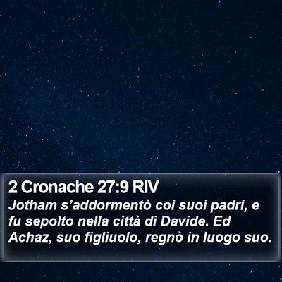 2 Cronache 27:9 RIV Bible Verse Image