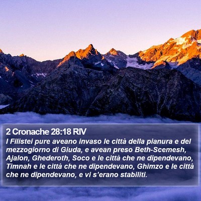 2 Cronache 28:18 RIV Bible Verse Image