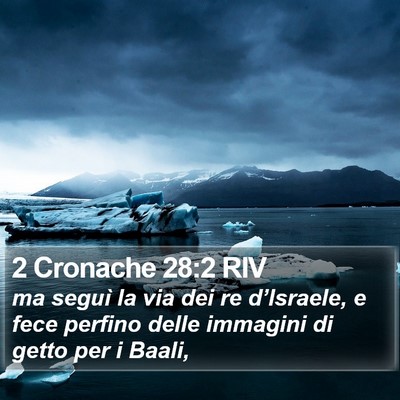 2 Cronache 28:2 RIV Bible Verse Image