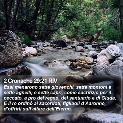 2 Cronache 29:21 RIV Bible Verse Image