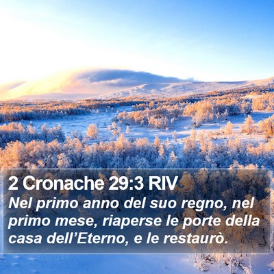 2 Cronache 29:3 RIV Bible Verse Image