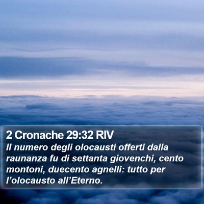 2 Cronache 29:32 RIV Bible Verse Image