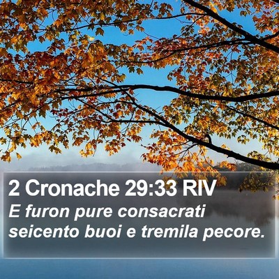 2 Cronache 29:33 RIV Bible Verse Image