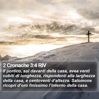2 Cronache 3:4 RIV Bible Verse Image