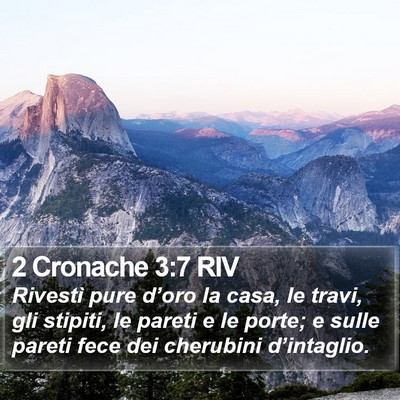 2 Cronache 3:7 RIV Bible Verse Image