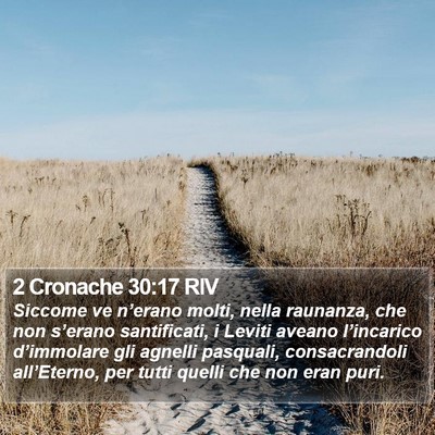 2 Cronache 30:17 RIV Bible Verse Image