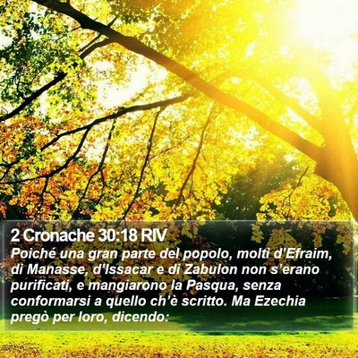 2 Cronache 30:18 RIV Bible Verse Image