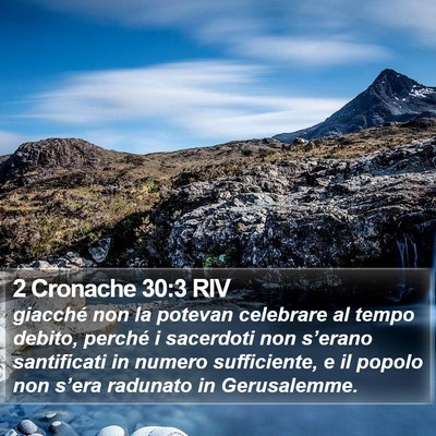 2 Cronache 30:3 RIV Bible Verse Image