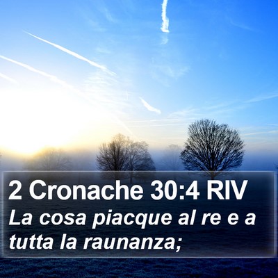 2 Cronache 30:4 RIV Bible Verse Image