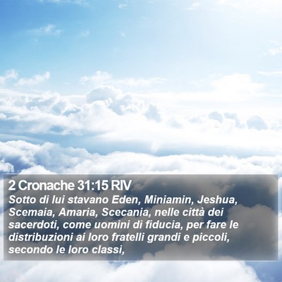 2 Cronache 31:15 RIV Bible Verse Image