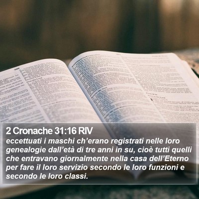 2 Cronache 31:16 RIV Bible Verse Image
