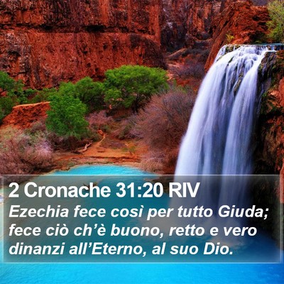2 Cronache 31:20 RIV Bible Verse Image