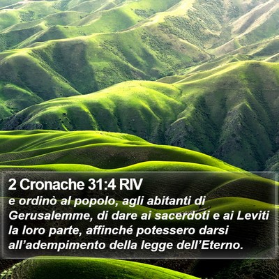 2 Cronache 31:4 RIV Bible Verse Image