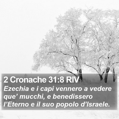 2 Cronache 31:8 RIV Bible Verse Image