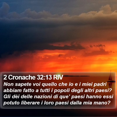 2 Cronache 32:13 RIV Bible Verse Image
