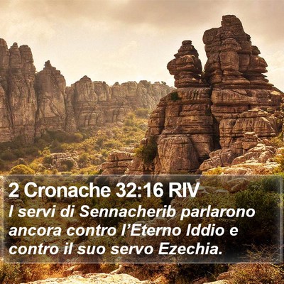 2 Cronache 32:16 RIV Bible Verse Image