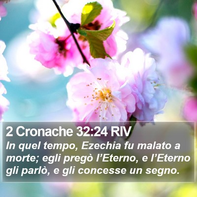 2 Cronache 32:24 RIV Bible Verse Image