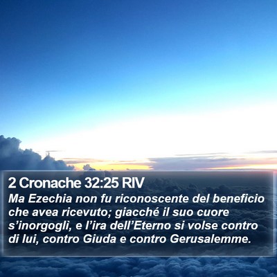 2 Cronache 32:25 RIV Bible Verse Image