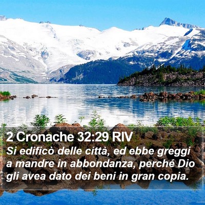 2 Cronache 32:29 RIV Bible Verse Image