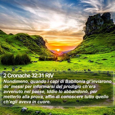 2 Cronache 32:31 RIV Bible Verse Image