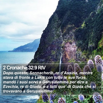 2 Cronache 32:9 RIV Bible Verse Image