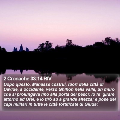 2 Cronache 33:14 RIV Bible Verse Image