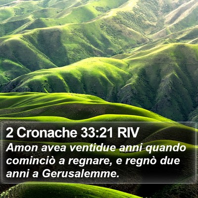 2 Cronache 33:21 RIV Bible Verse Image