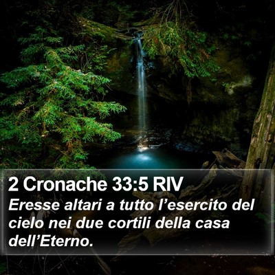 2 Cronache 33:5 RIV Bible Verse Image