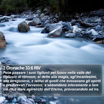 2 Cronache 33:6 RIV Bible Verse Image