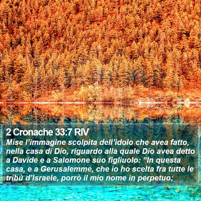 2 Cronache 33:7 RIV Bible Verse Image