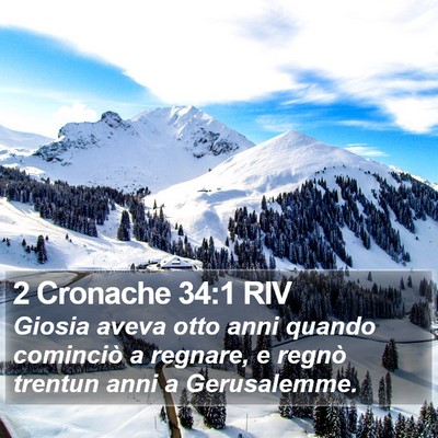 2 Cronache 34:1 RIV Bible Verse Image